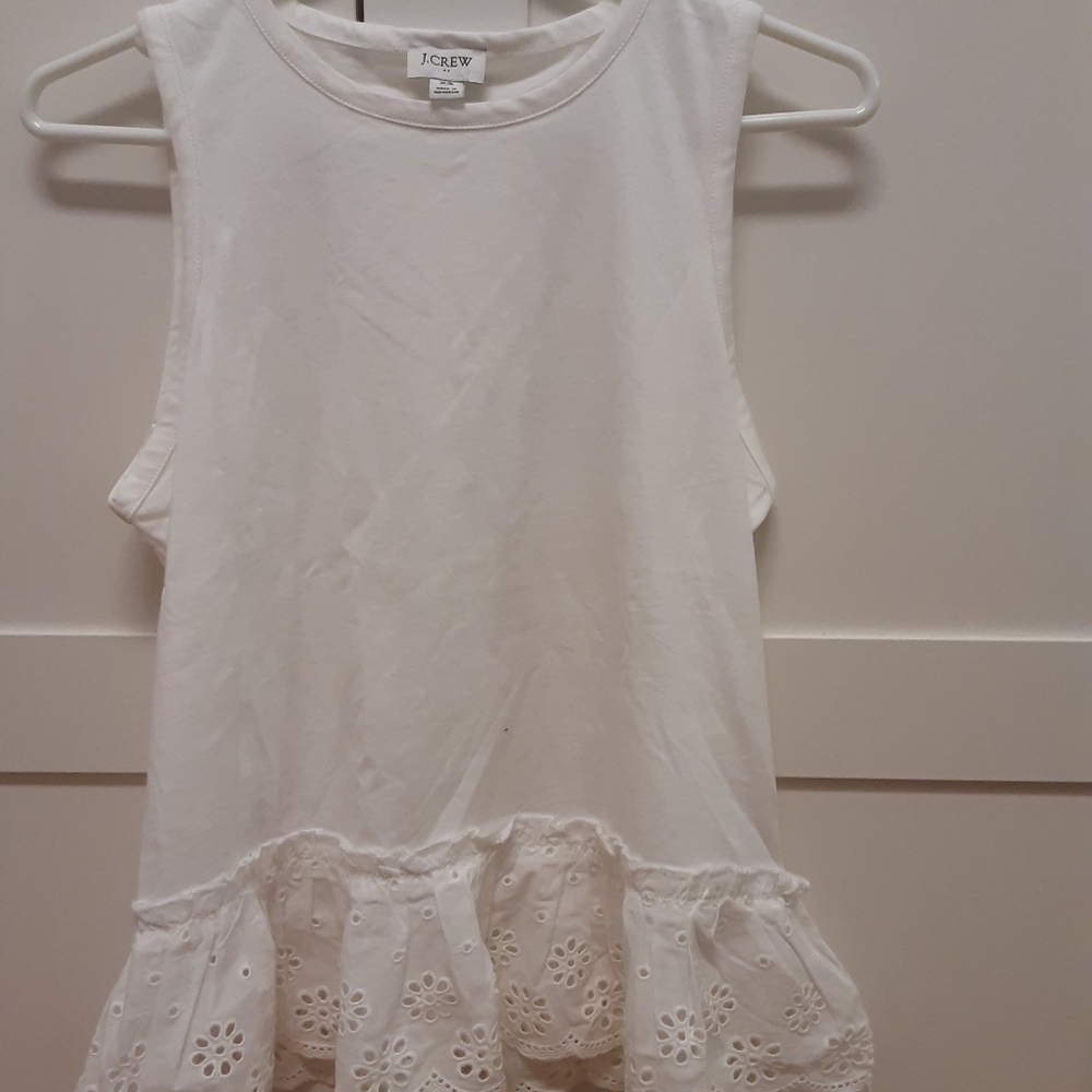 Jcrew white tank
